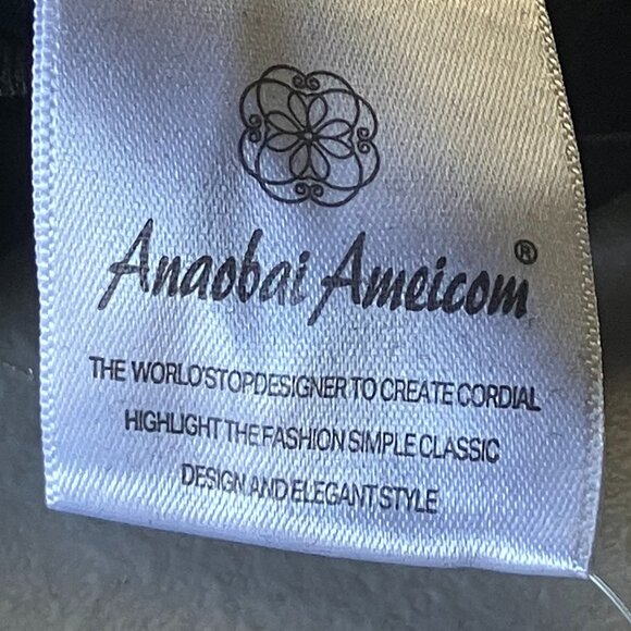 Anaobai Ameicom Women's Black Butterfly Graphic Slim Fit Camisole M NWT - Picture 5 of 8